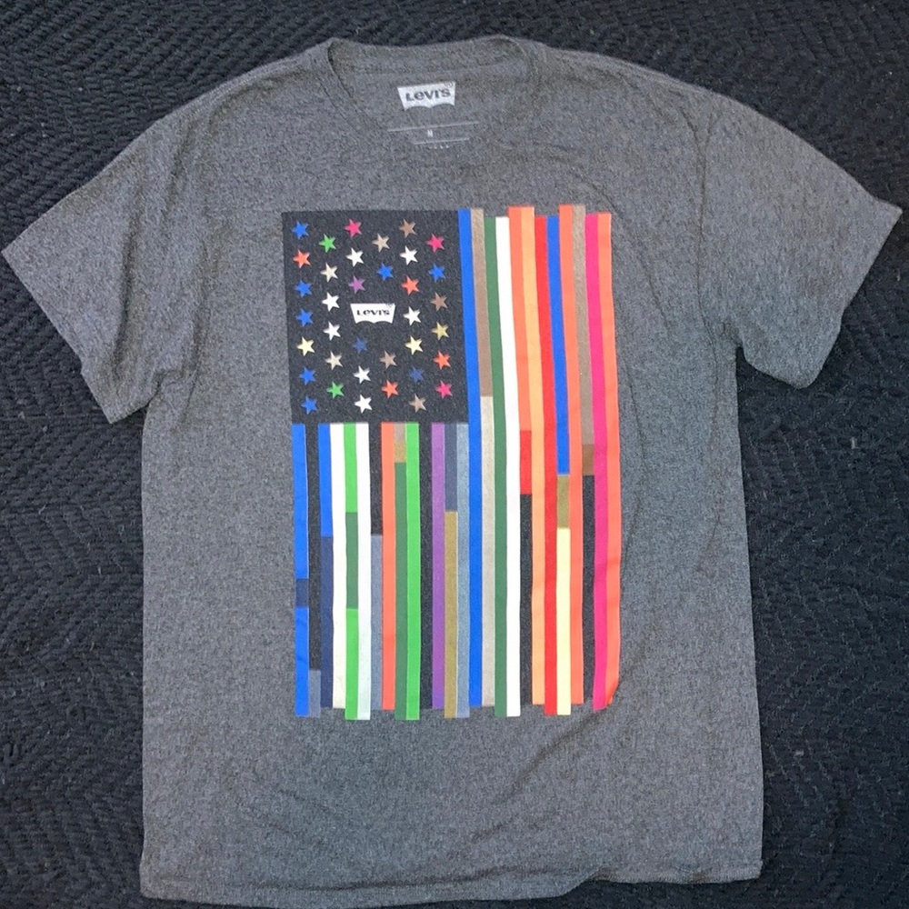 Levi’s American Flag abstract shirt